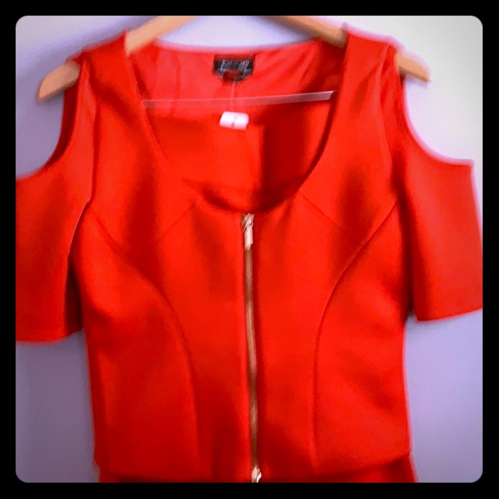 COPY - Bebe mini skirt suit.